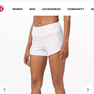 Lululemon Speed Up Run Shorts 3.5"